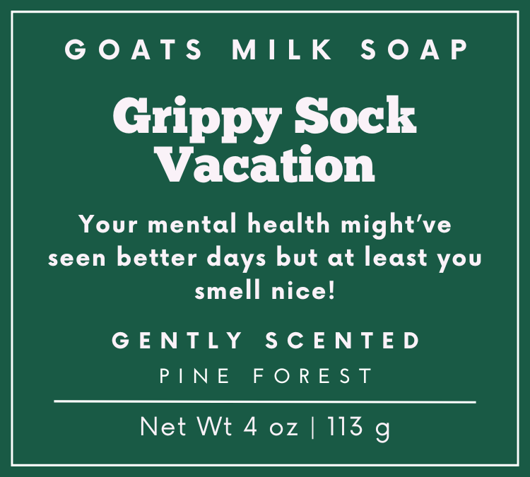 * LIMITED EDITION * Grippy Sock Vacation